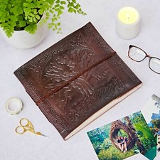 Tree Of Life Embossed Leather