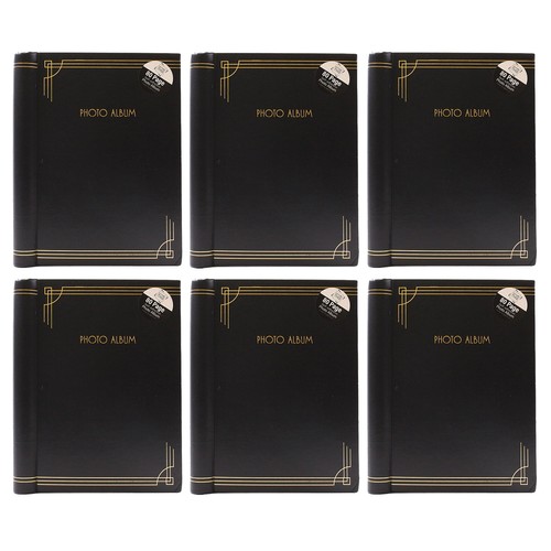 Large black photo album - x,